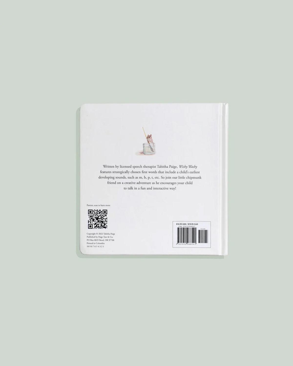 Wishy Washy: A Board Book of First Words and Colors