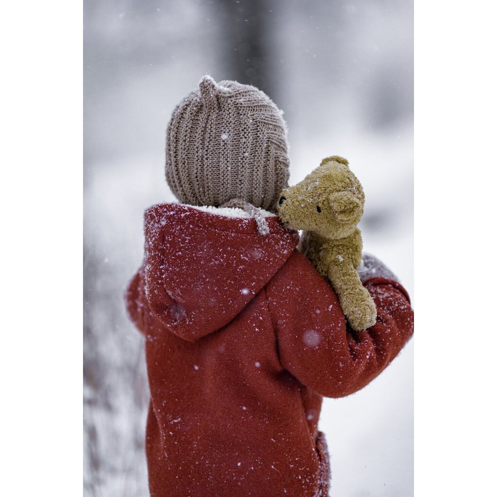 Floppy Tan Bear - Small <br>Senger