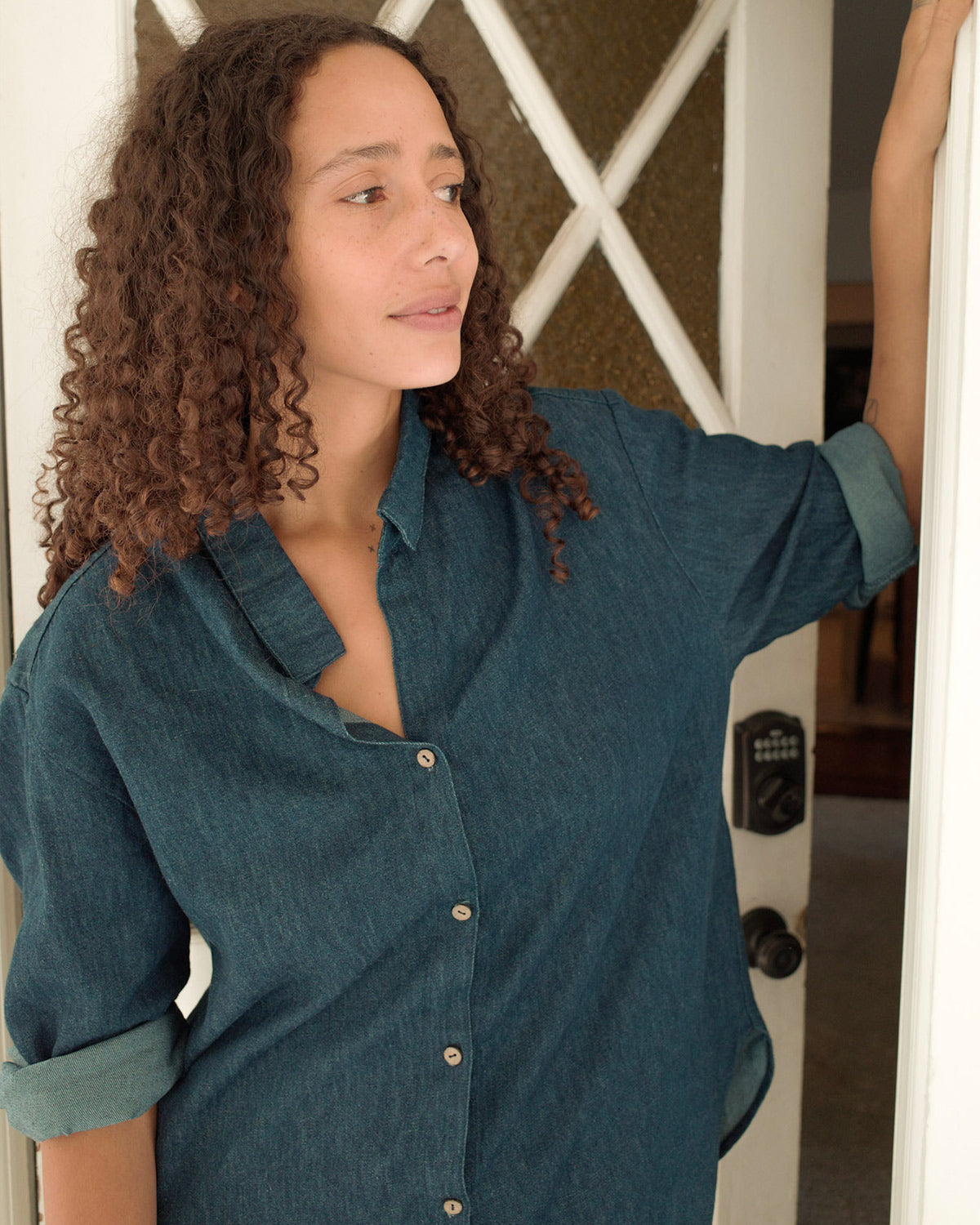 Laidback Button Down Blouse