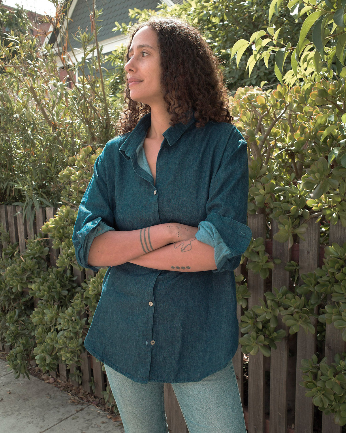 Laidback Button Down Blouse