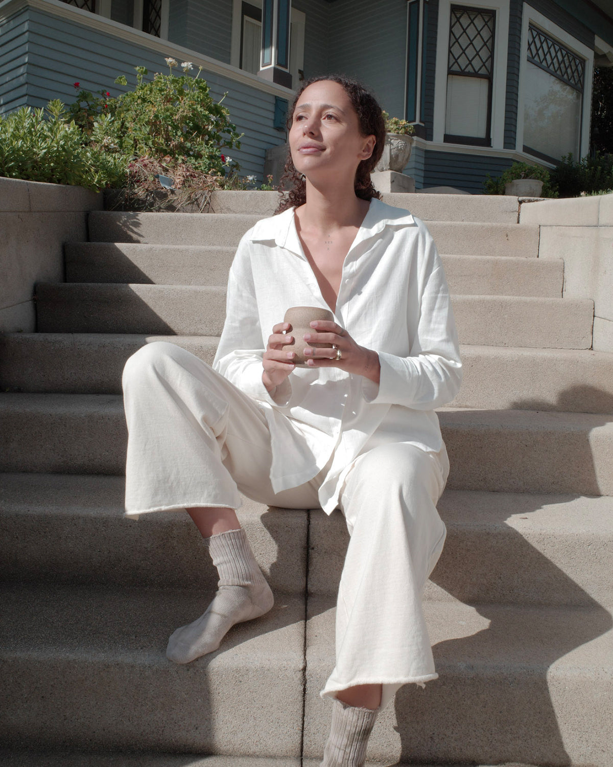 Laidback Button Down Blouse