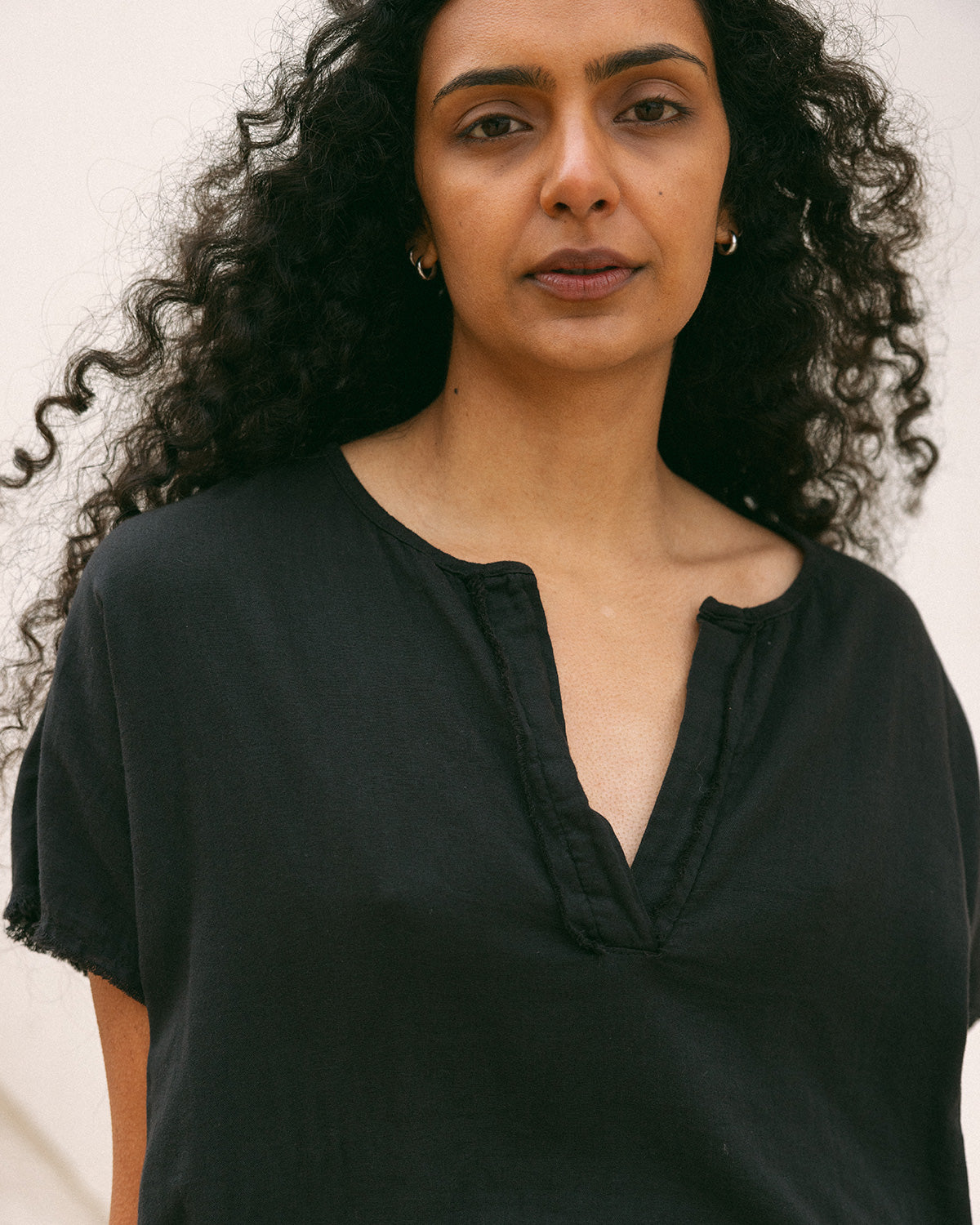 caftan dress with placket