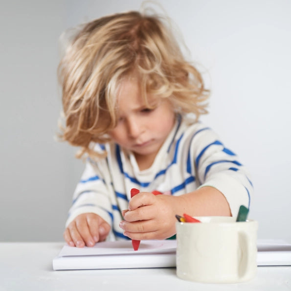 Beeswax Crayons - Triangle - 8 Natural & Non-Toxic Colors