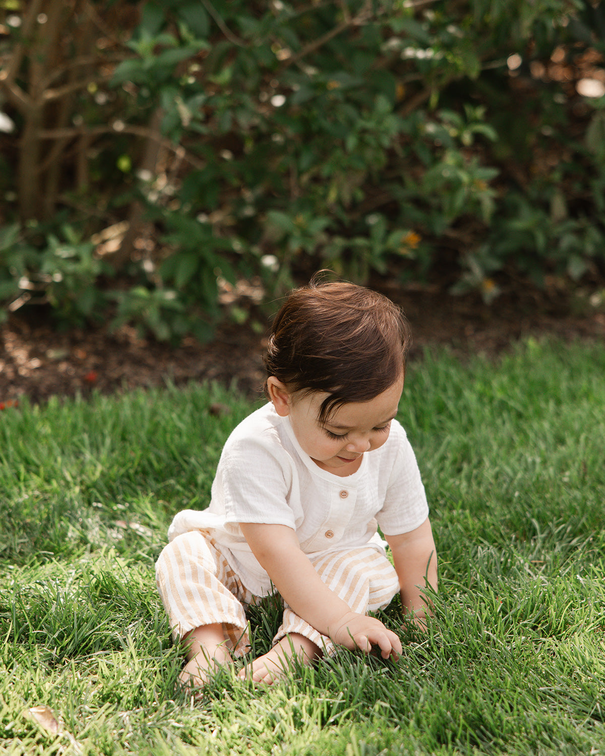 Baby Gauze Placket Tee