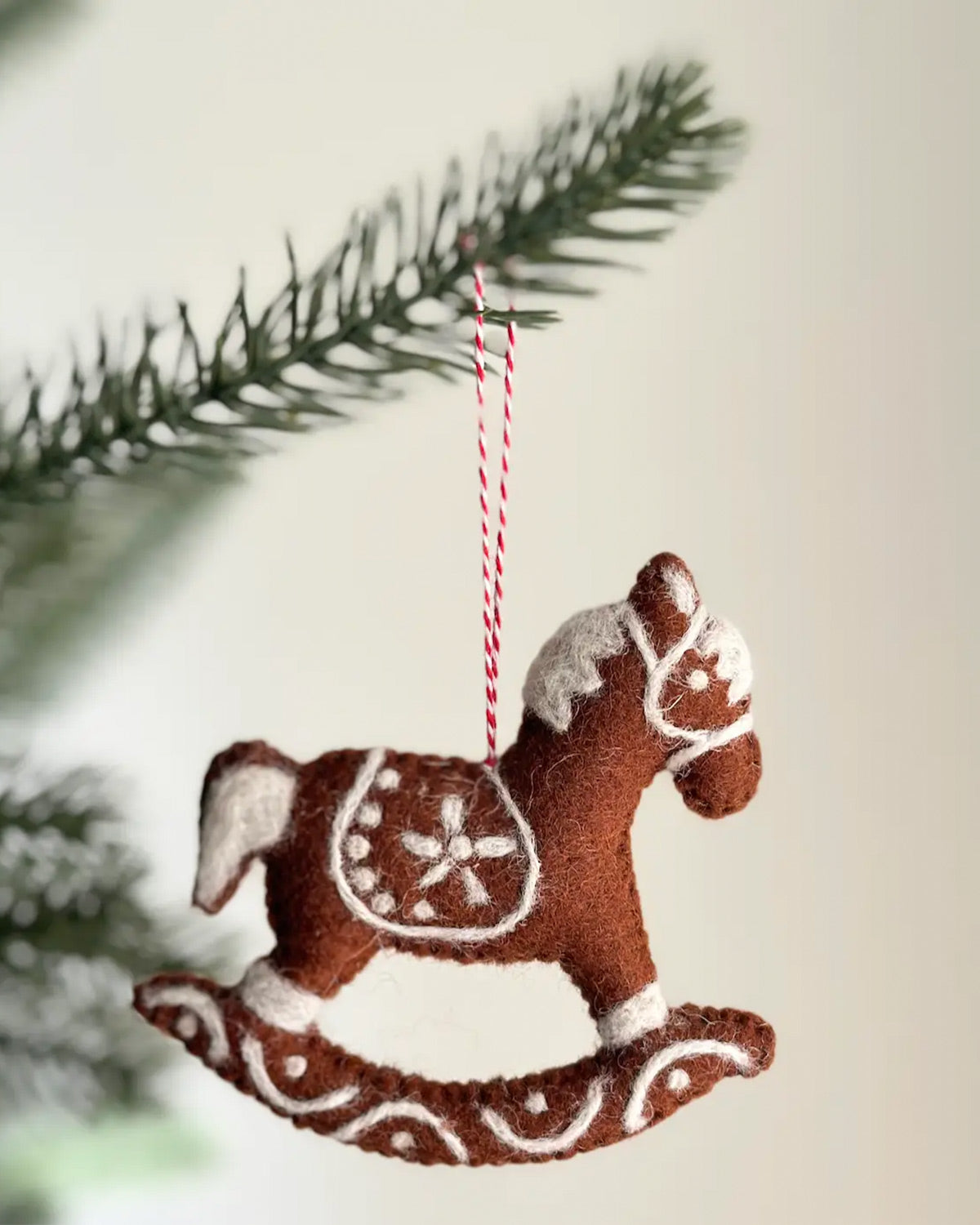 Gingerbread Rocking Horse Ornament