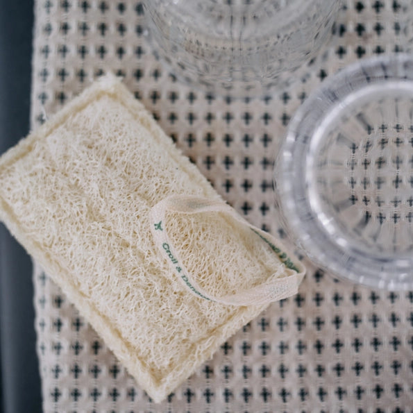 Loofah Dish Sponge Washing Cleaning, 2-Piece Set