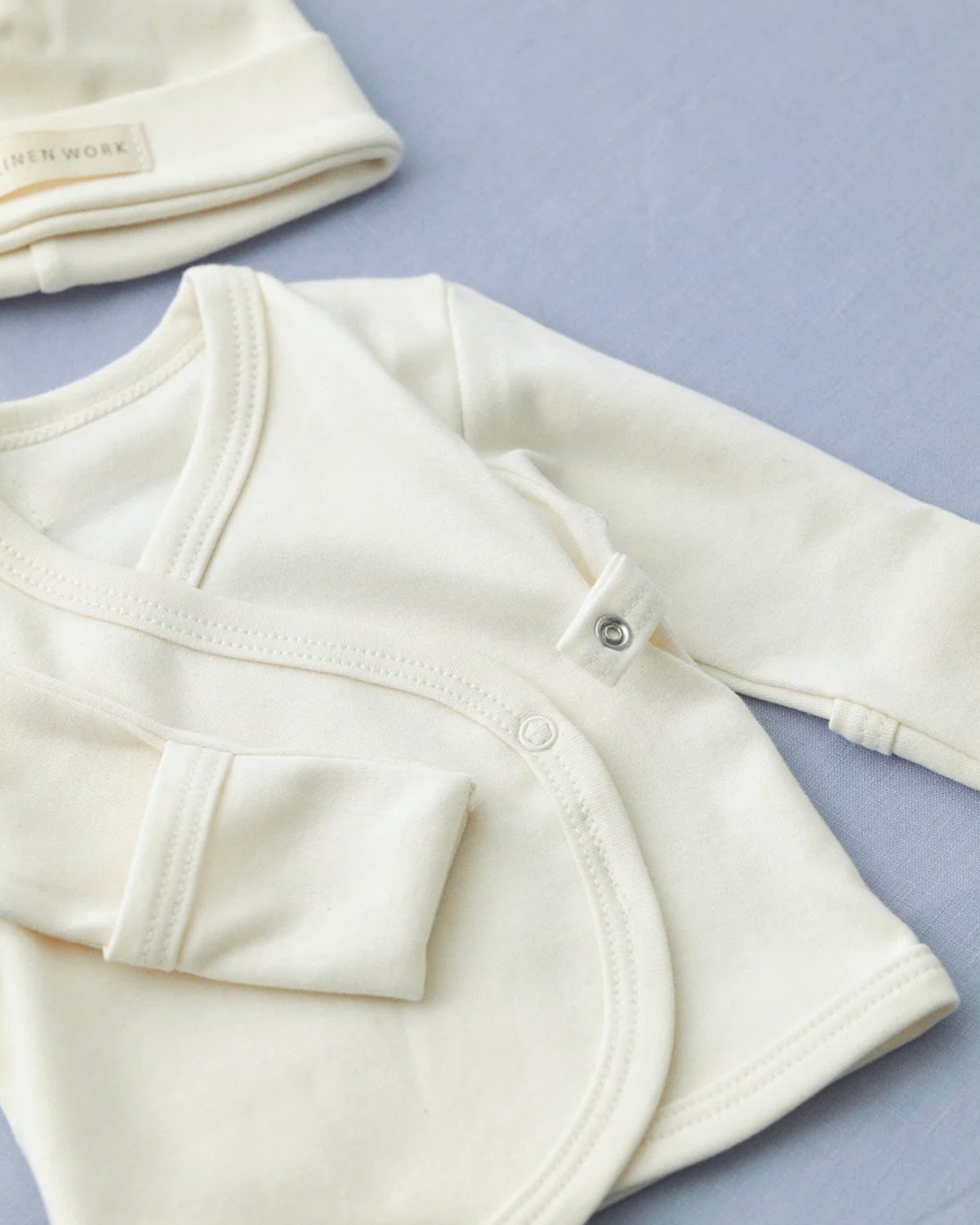 Baby Cap & Cardigan <br>Fog Linen