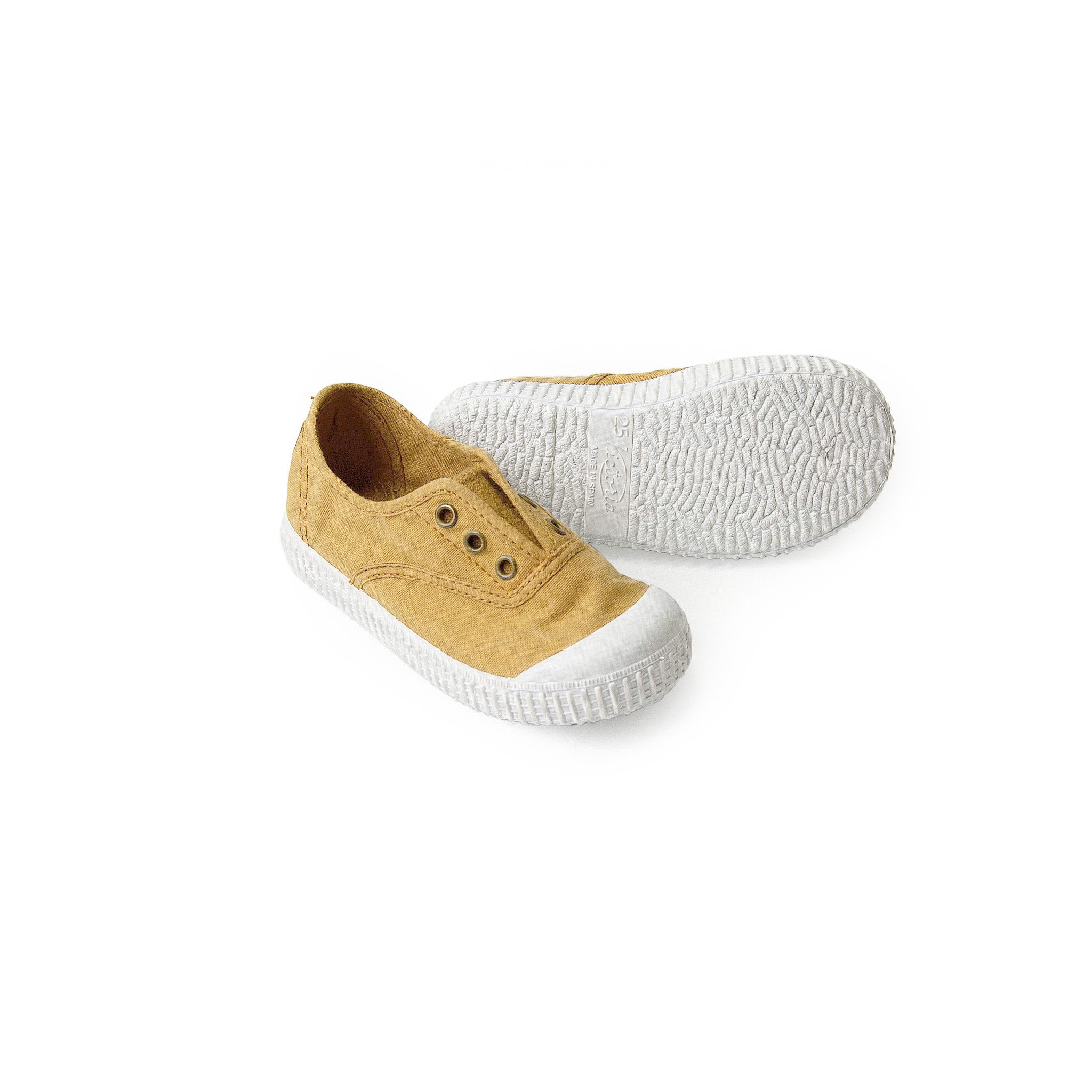 Organic Canvas Sneakers - trigo <br> Victoria