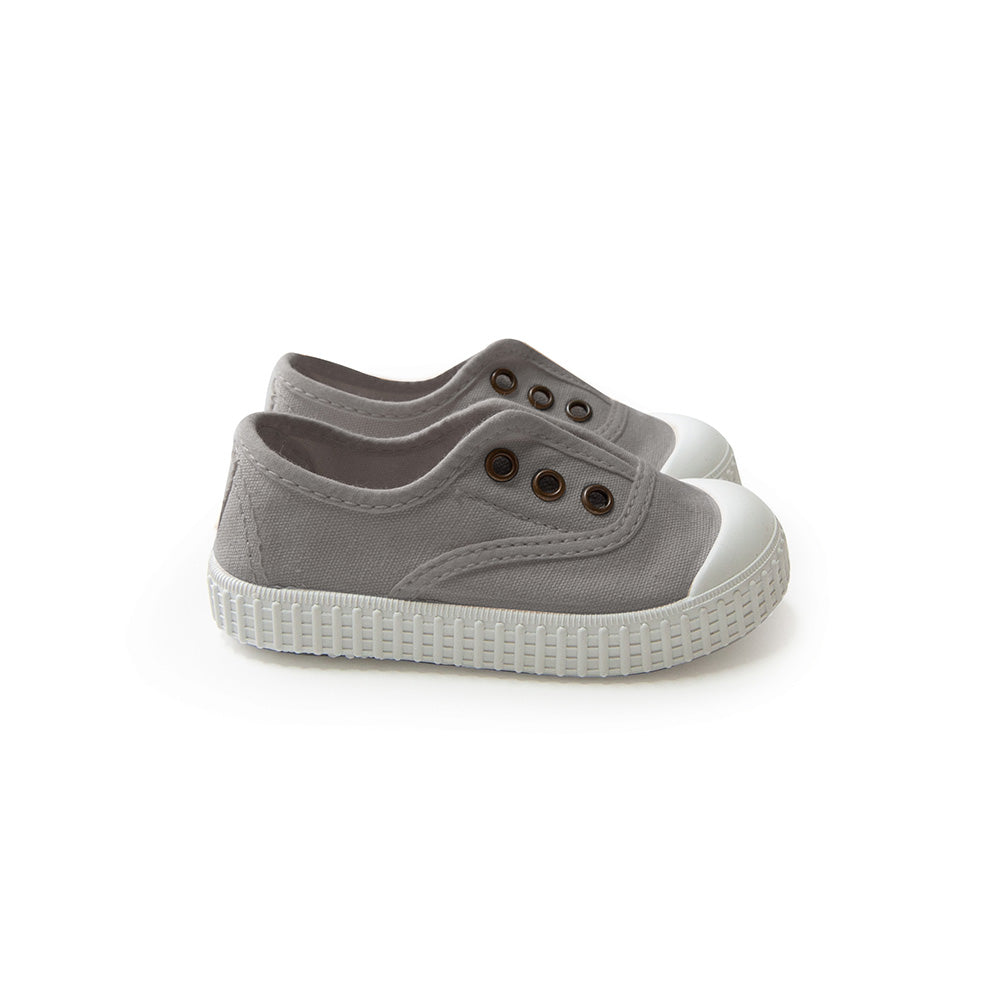 Organic Canvas Sneakers - gris <br> Victoria