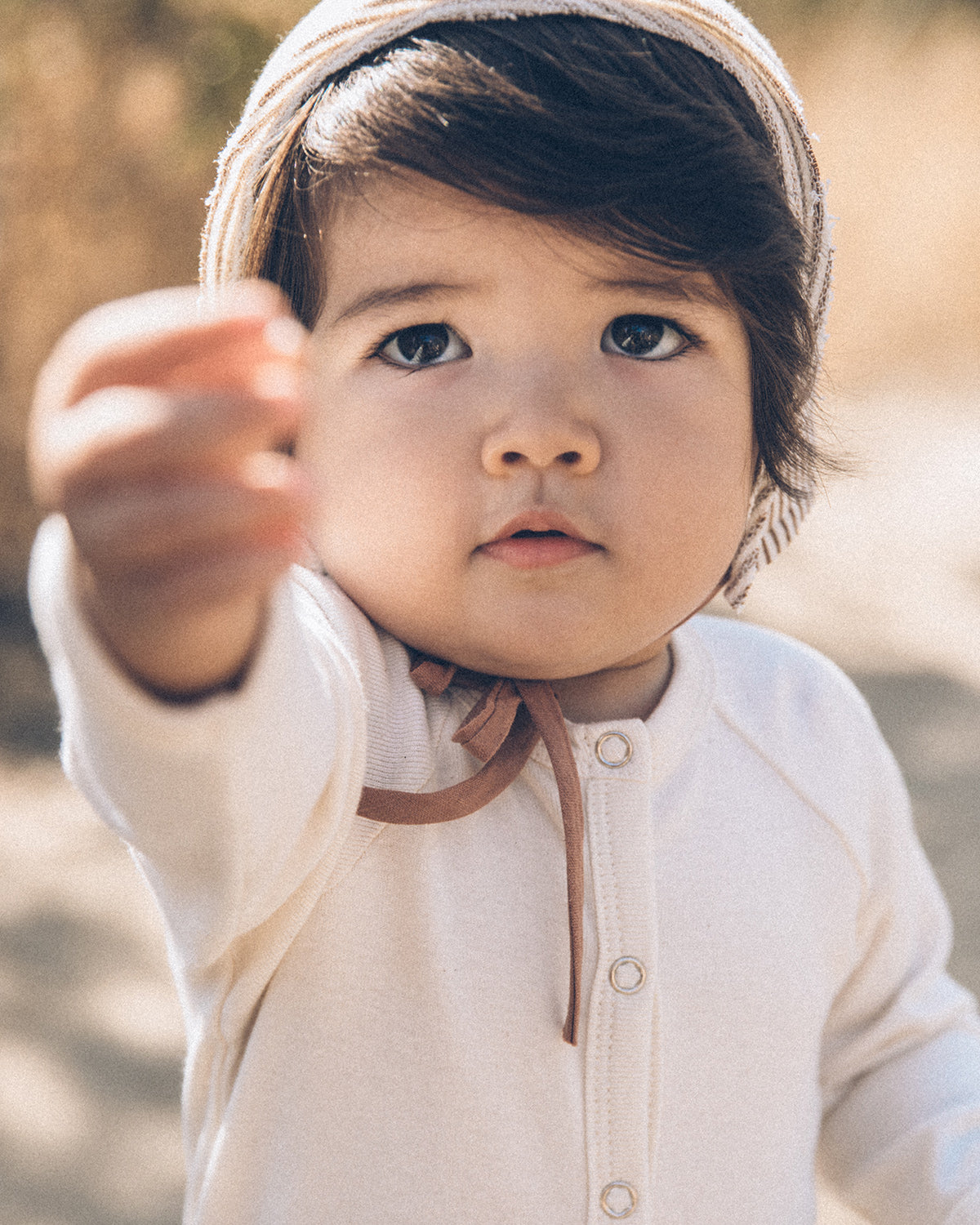 Organic Cotton Snap Down Romper
