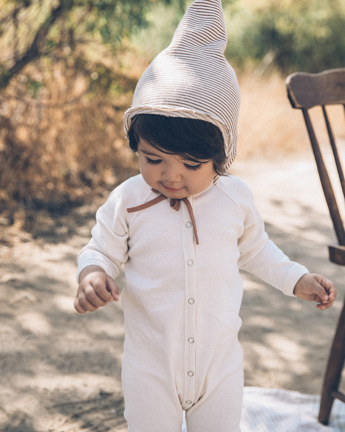 Organic Cotton Snap Down Romper