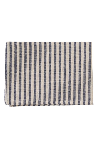 Linen Kitchen Cloth - navy stripe <br>Fog Linen