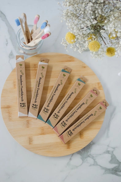 Bamboo Toothbrush Set of 6 - For KIDS