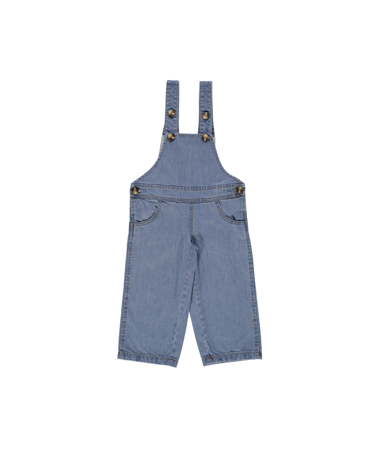 Denim Overalls <br>Poudre Organic