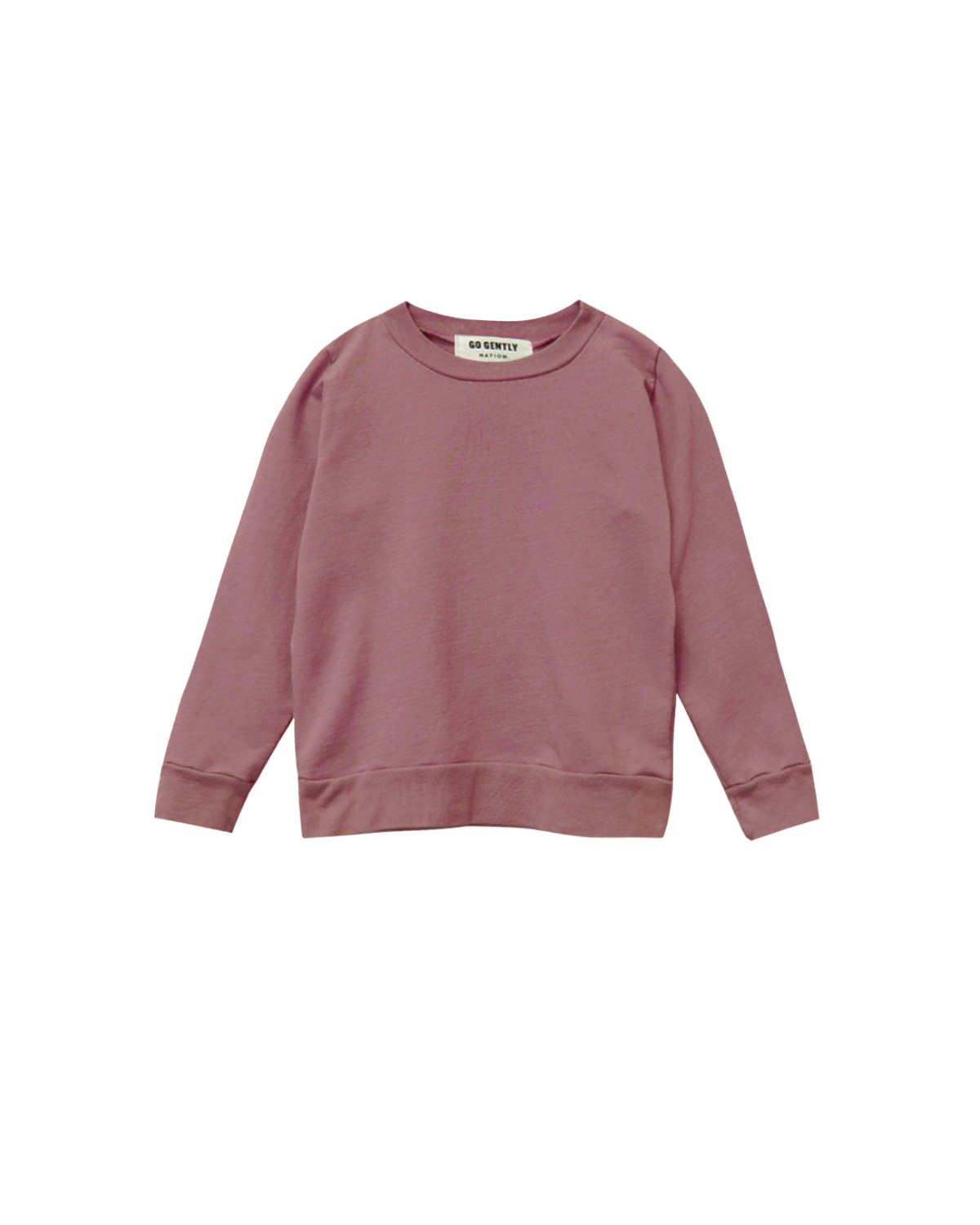 Pink sweatshirt on a white background