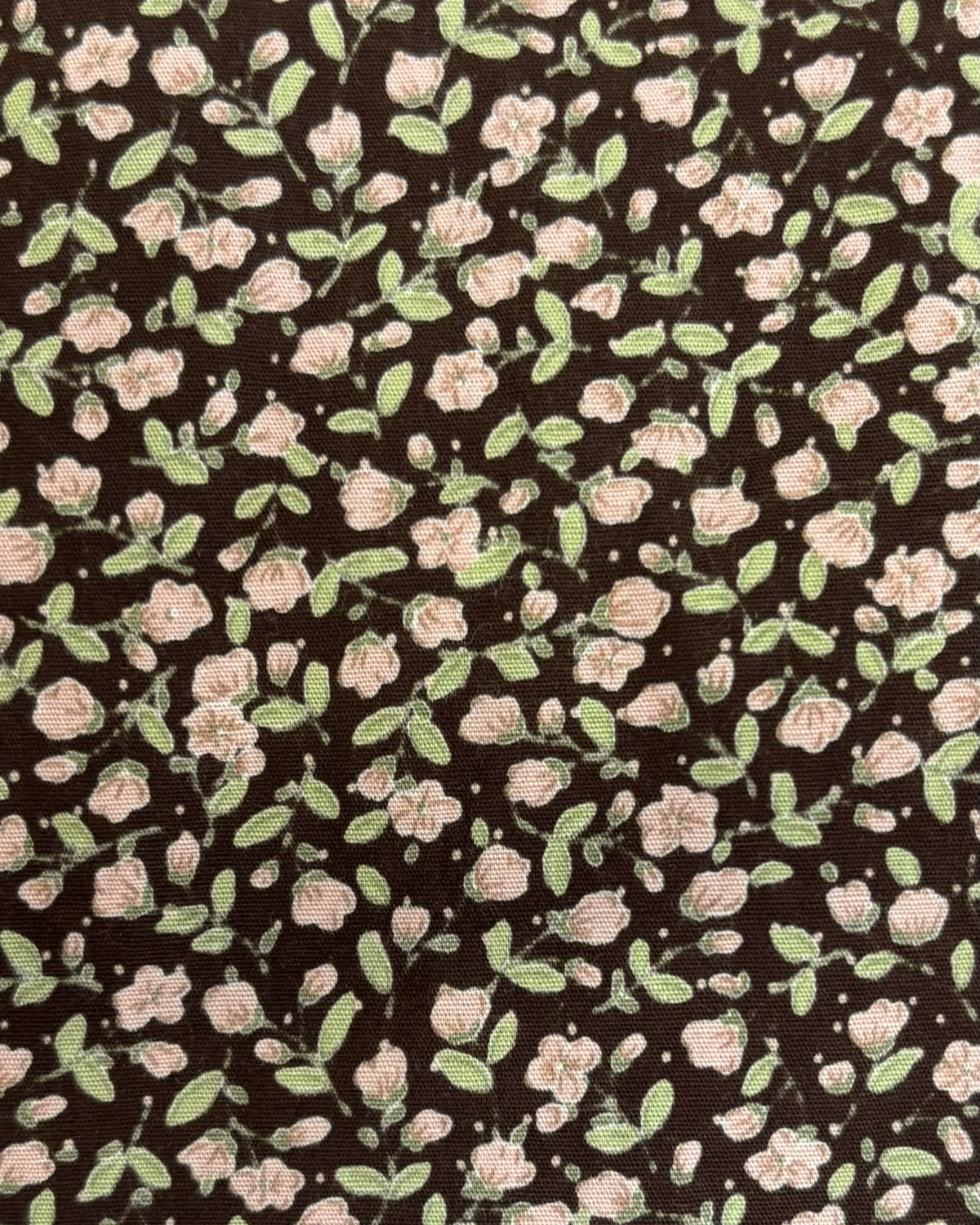 Woven Bloomer - chocolate brown floral