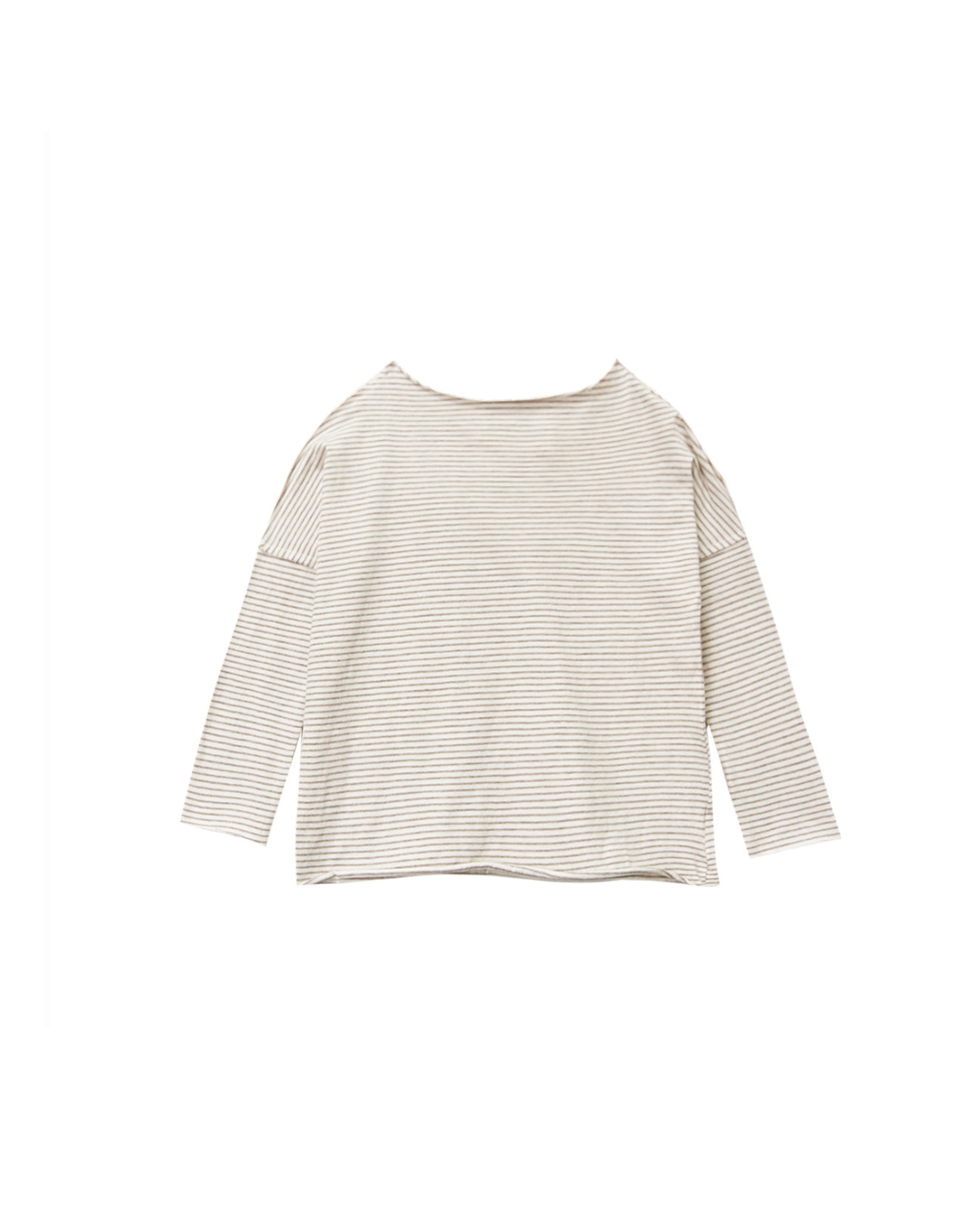 Baby Pullover Tee - sand stripe