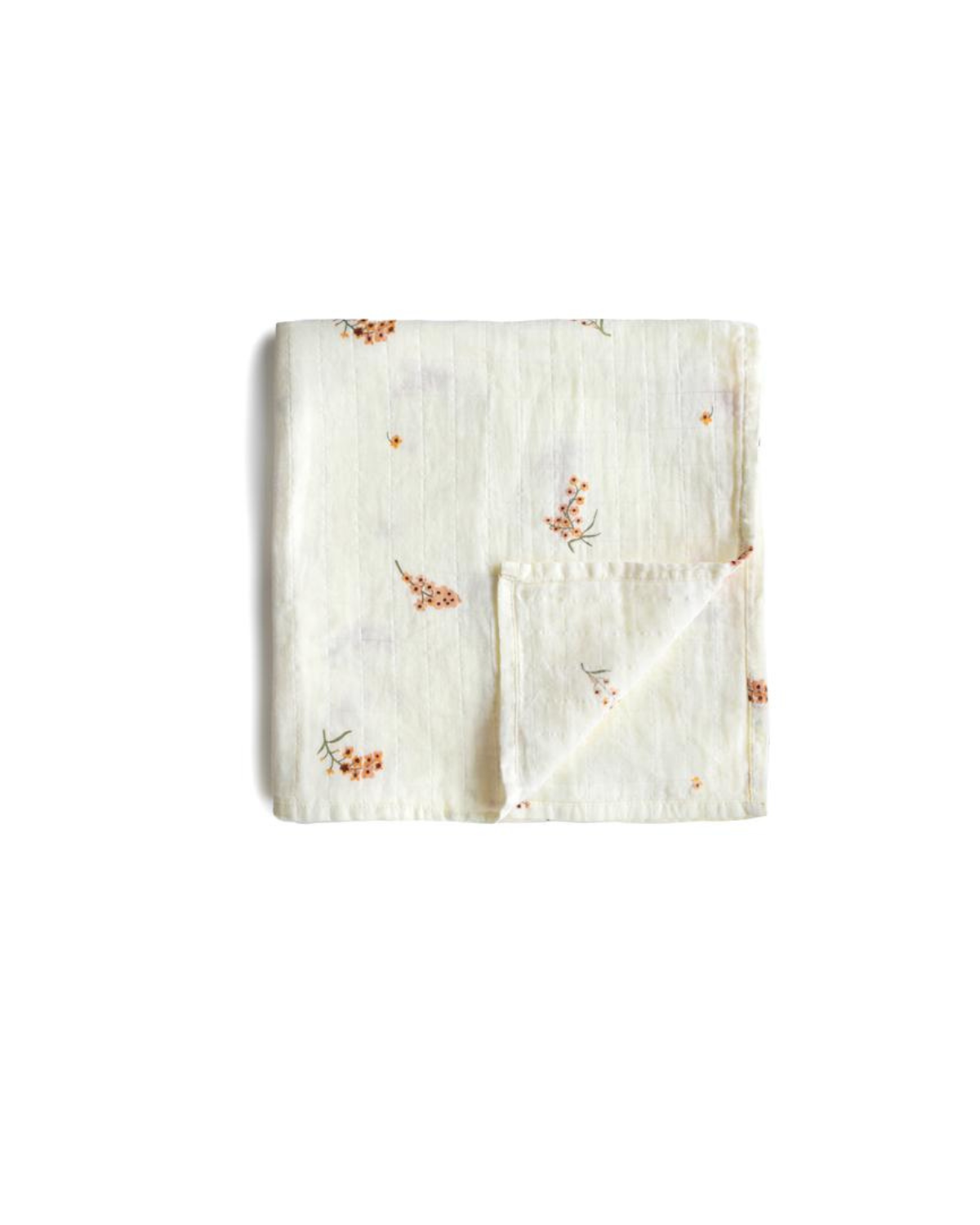 Muslin Swaddle Blanket Organic Cotton - Flowers <br> Mushie
