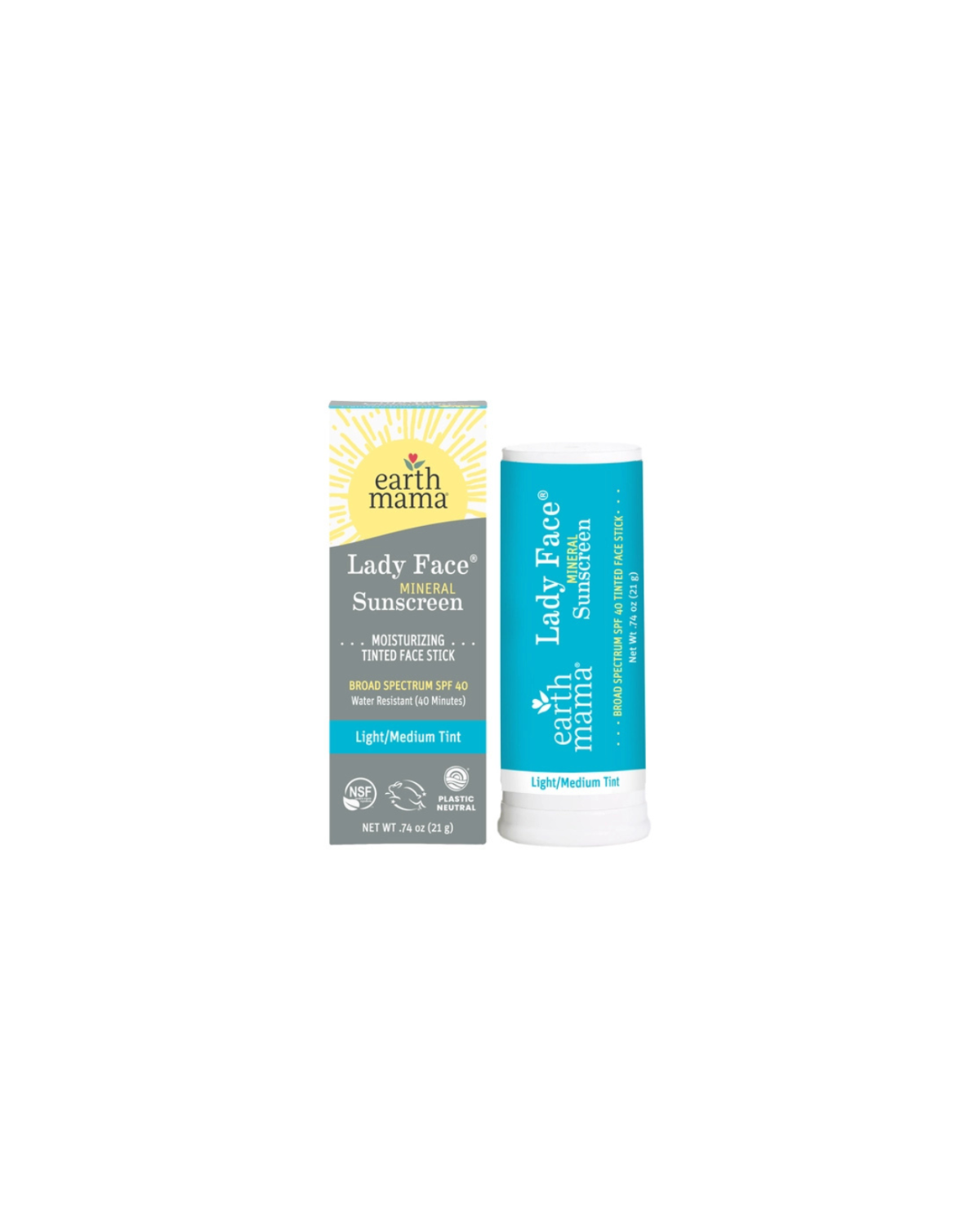 Mineral Sunscreen Face Stick - Spf 40