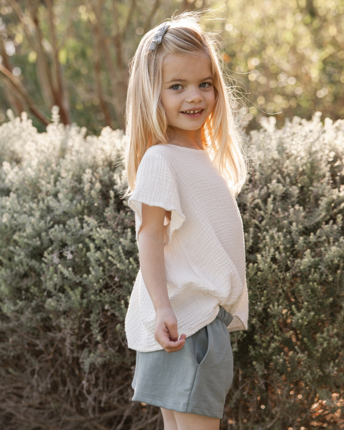 Baby Gauze Flutter Blouse