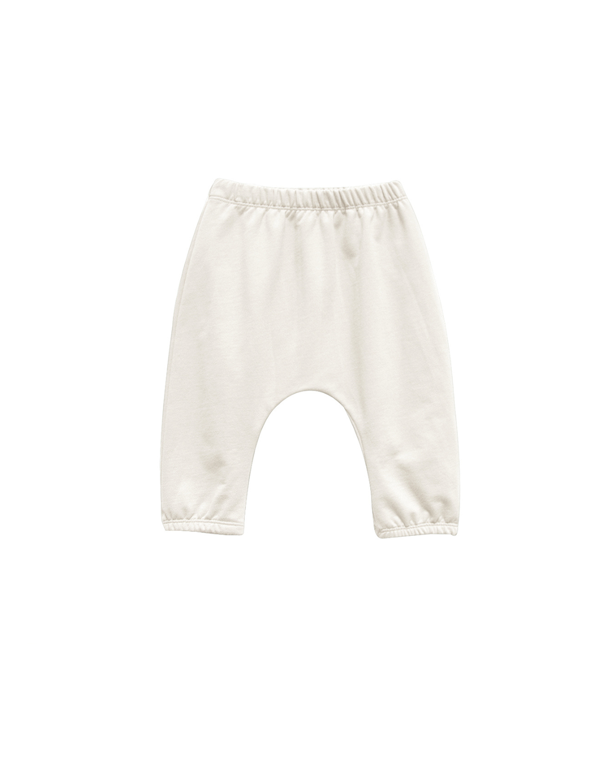 White baby pants on a white background