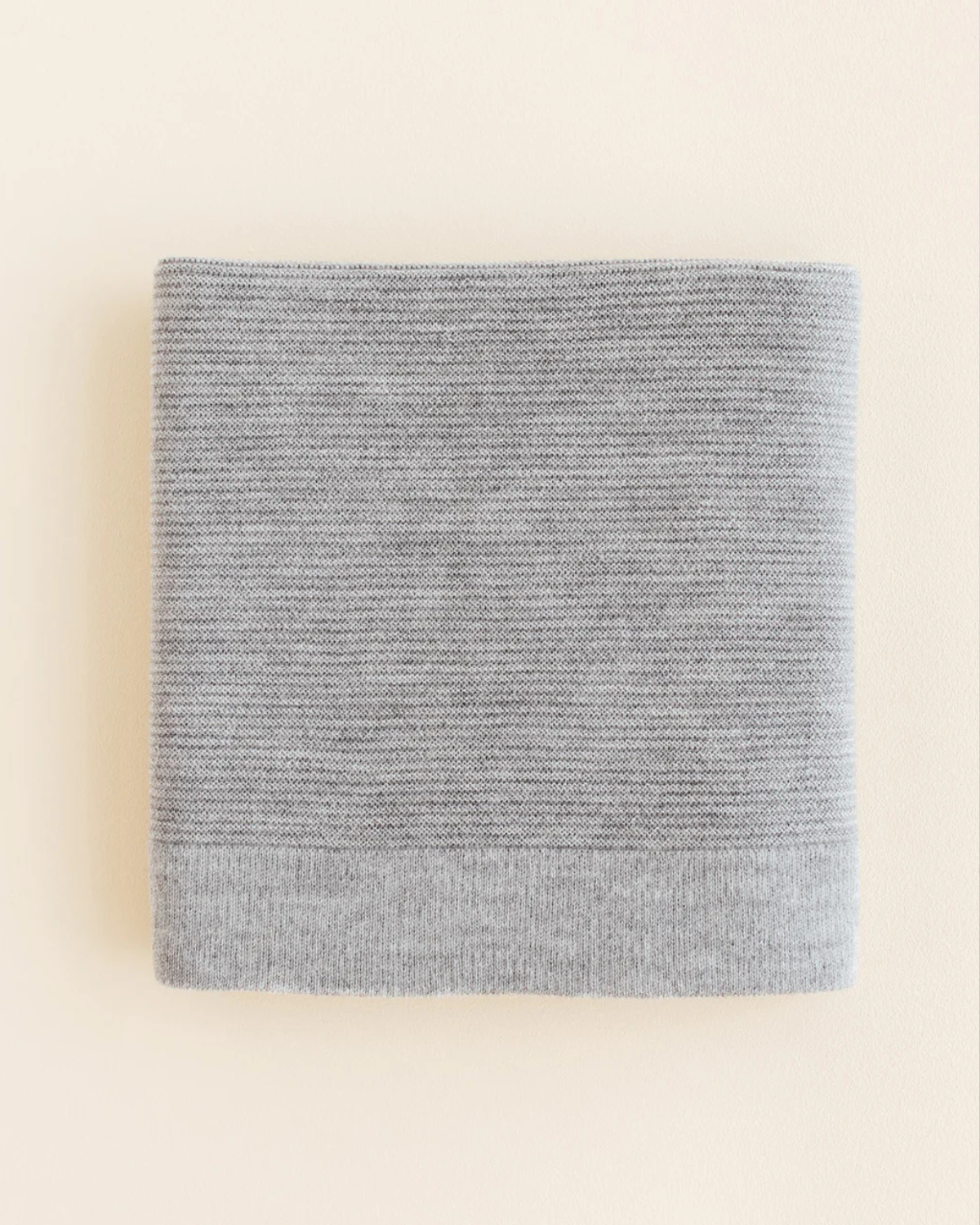Blanket Gust - grey melange <br>hvid