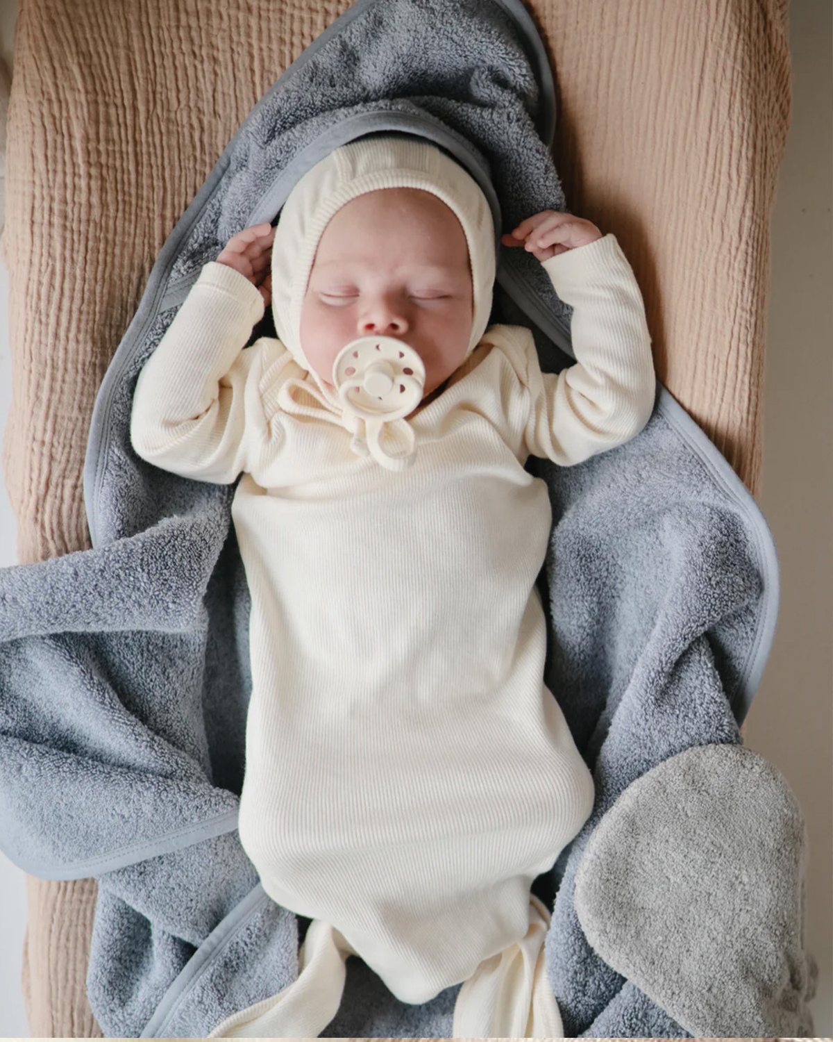 Organic Cotton Baby Hooded Towel - Tradewinds