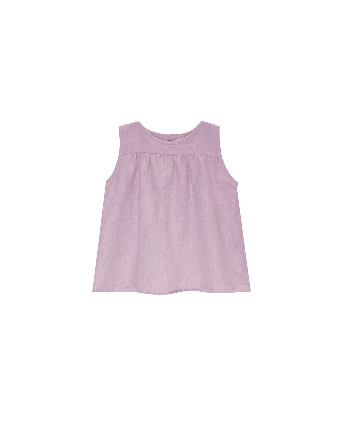 Light purple sleeveless top on a white background