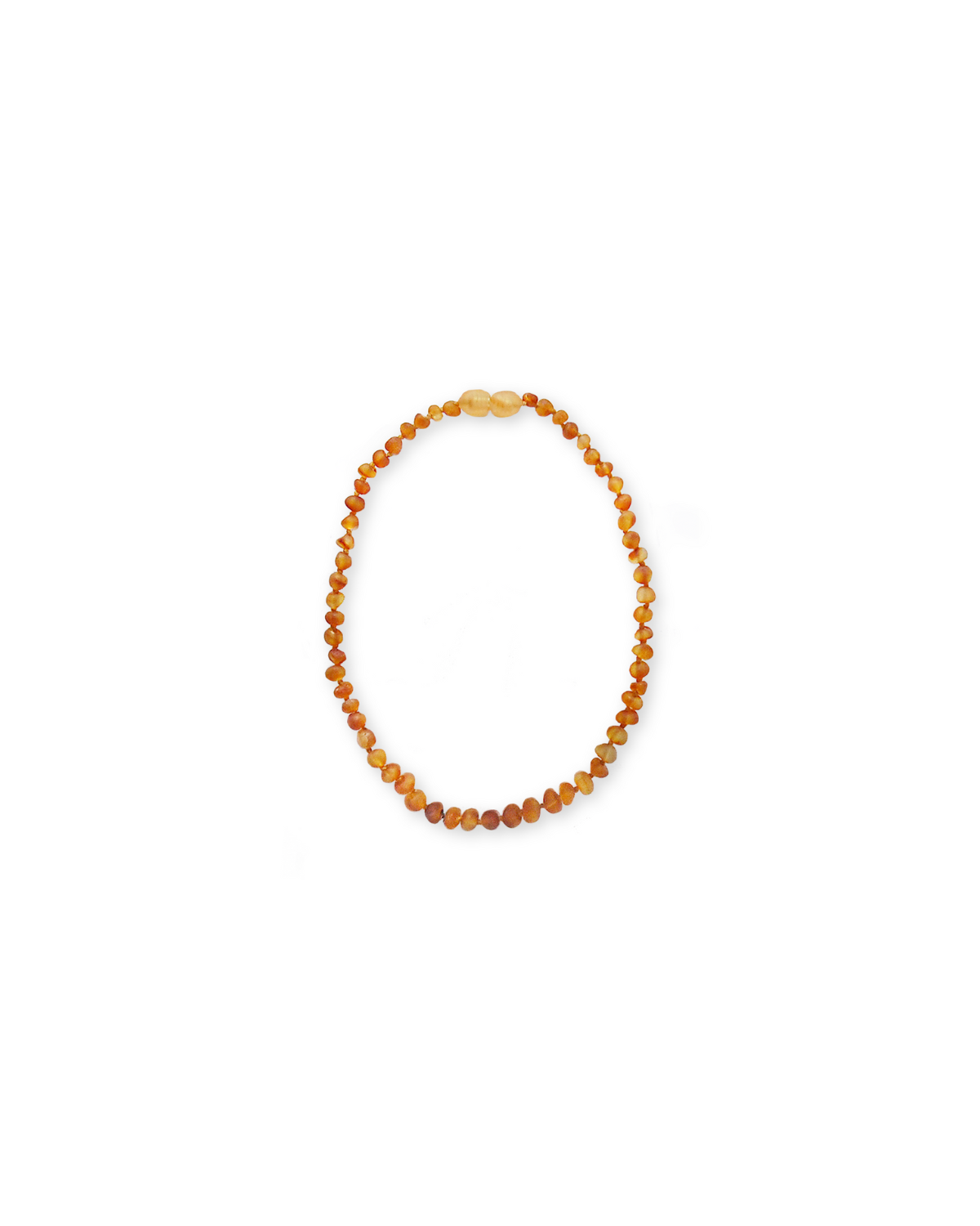 Raw Baltic Amber Necklace - cognac <br> Canyon Leaf