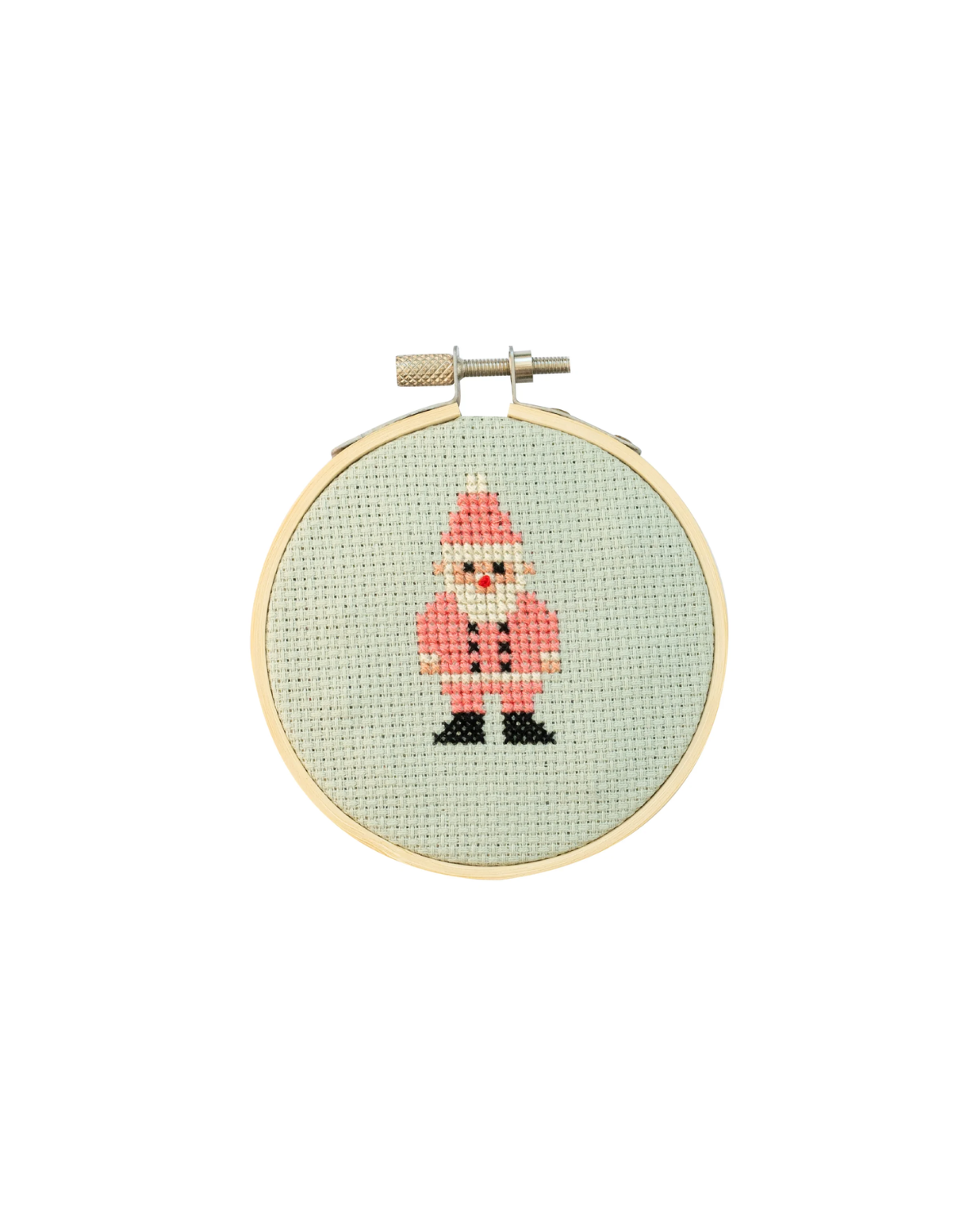 Santa Cross Stitch Kit <br> Small Hoop