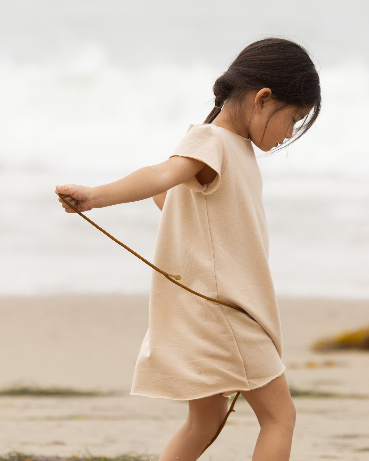 Baby Pebble Dress putty