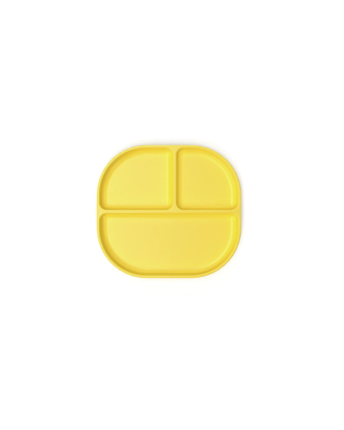 Divided Plate with Rim - Lemon<br> Ekobo