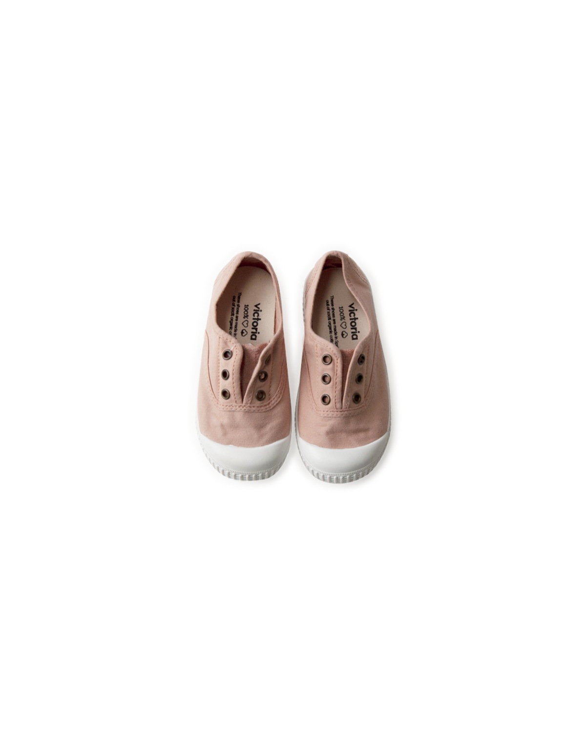 Organic Canvas Sneakers - ballet pink <br> Victoria