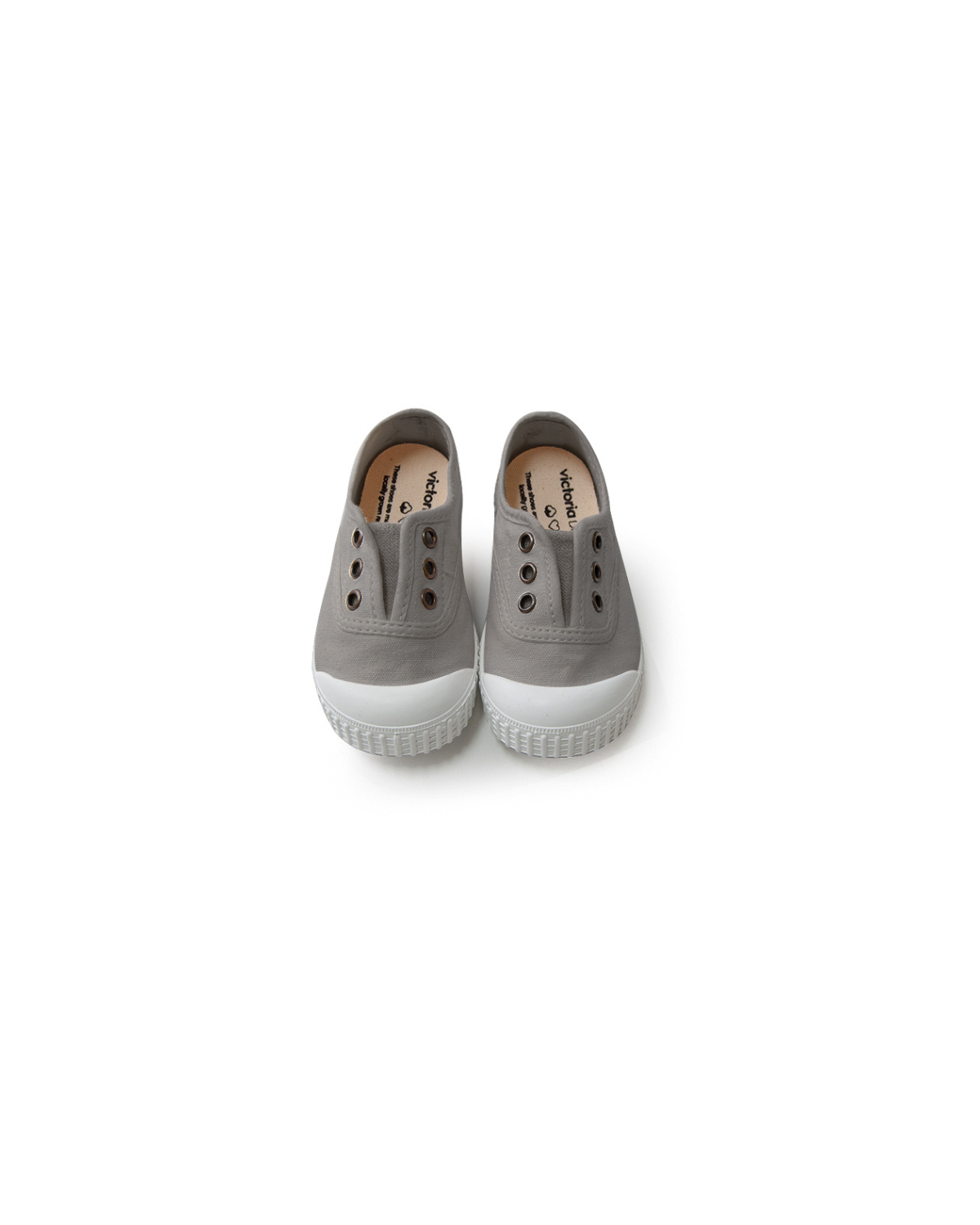 Organic Canvas Sneakers - gris <br> Victoria