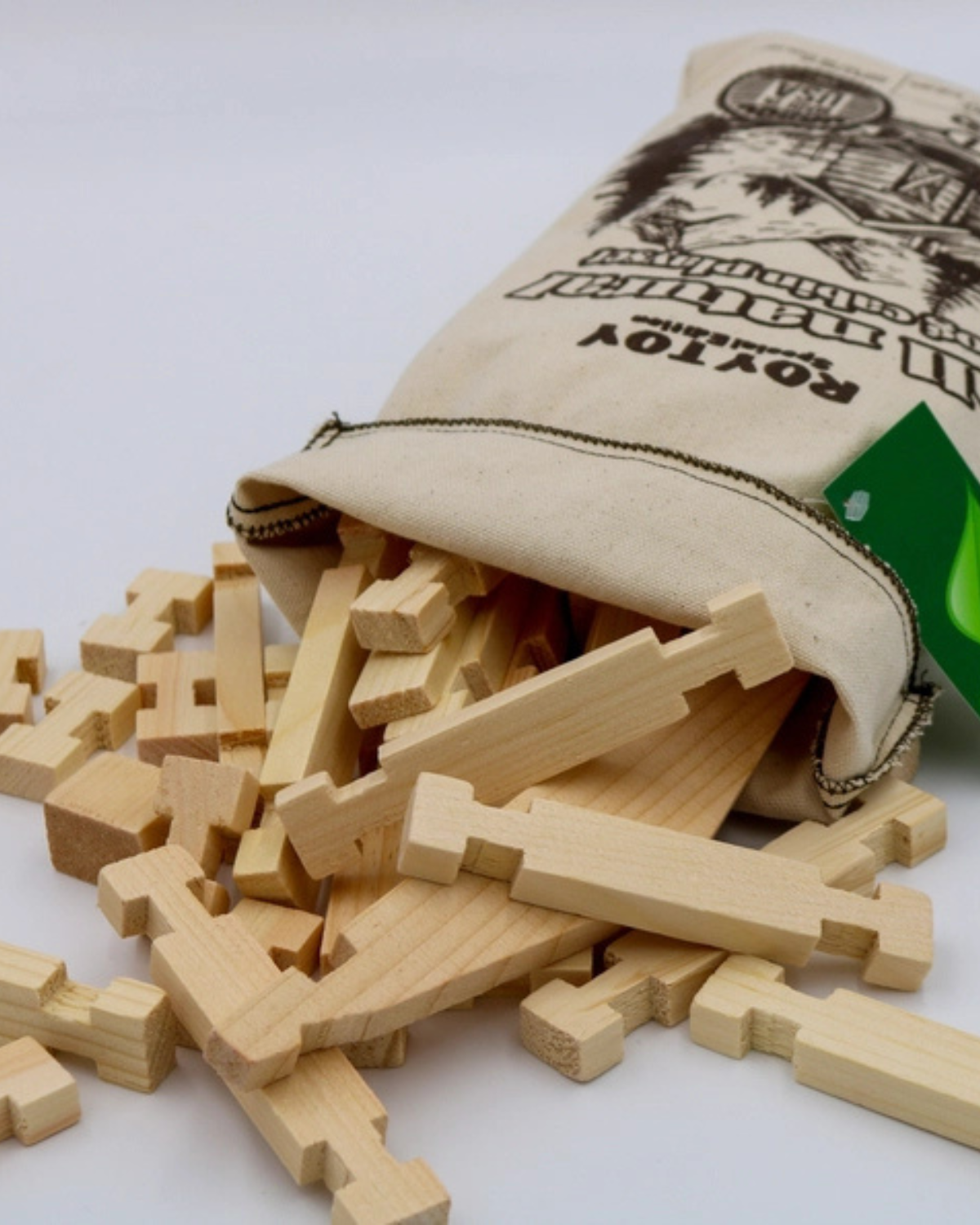 Roy Toy All Natural Log Cabin