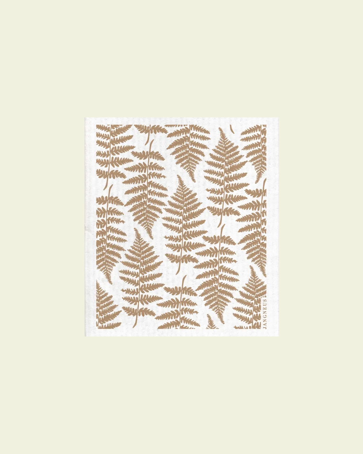 Swedish Dishcloth - brown fern