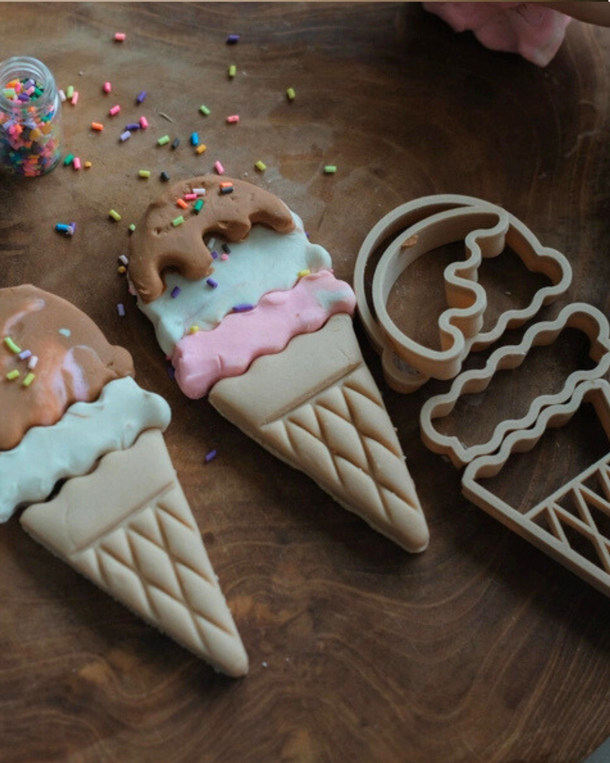 Ice Cream Cutter Set - Eco Playdough