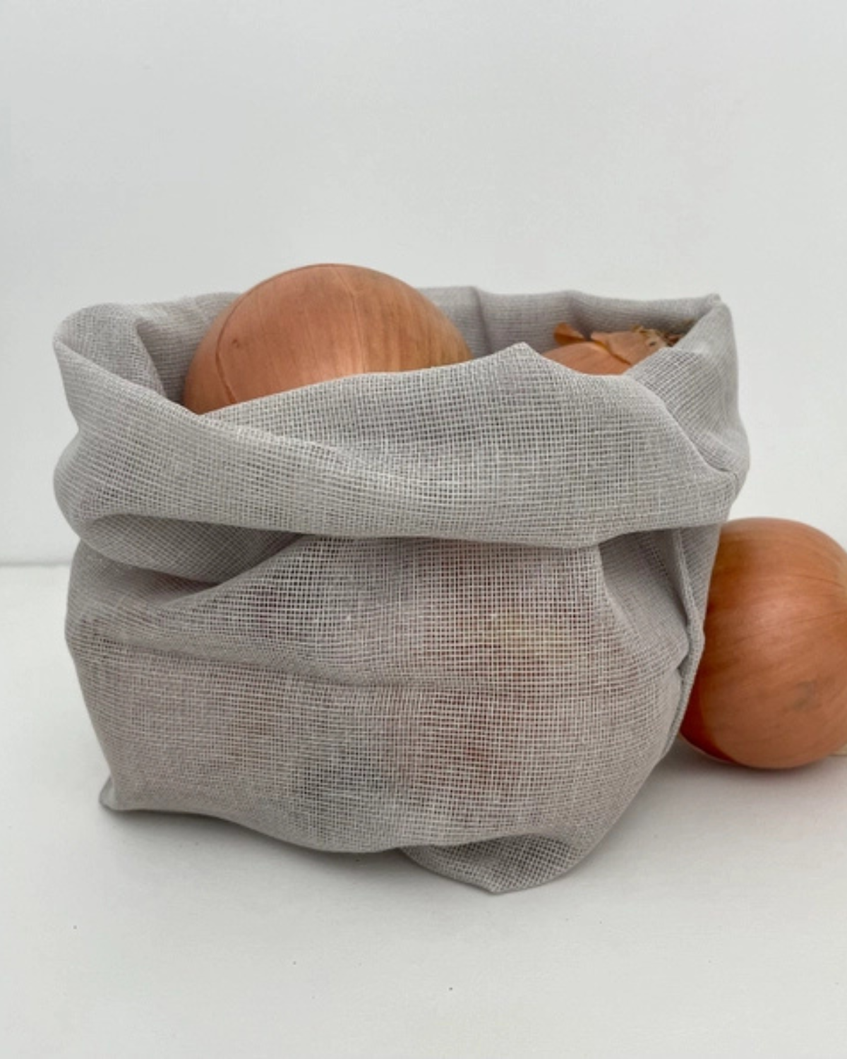 100% Cotton Gauze Net Eco Kitchen Storage Bag