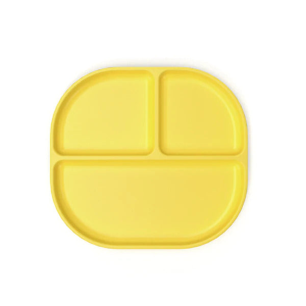 Divided Plate with Rim - Lemon<br> Ekobo