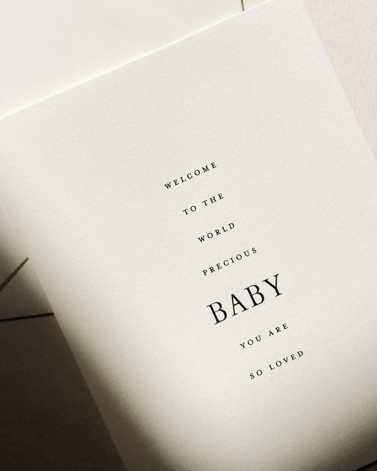 Welcome to the World - Baby