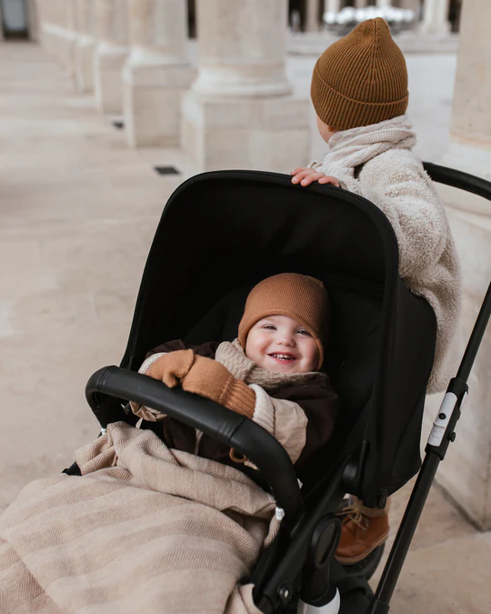 Merino Wool Blanket Freddie - Sand <br>hvid