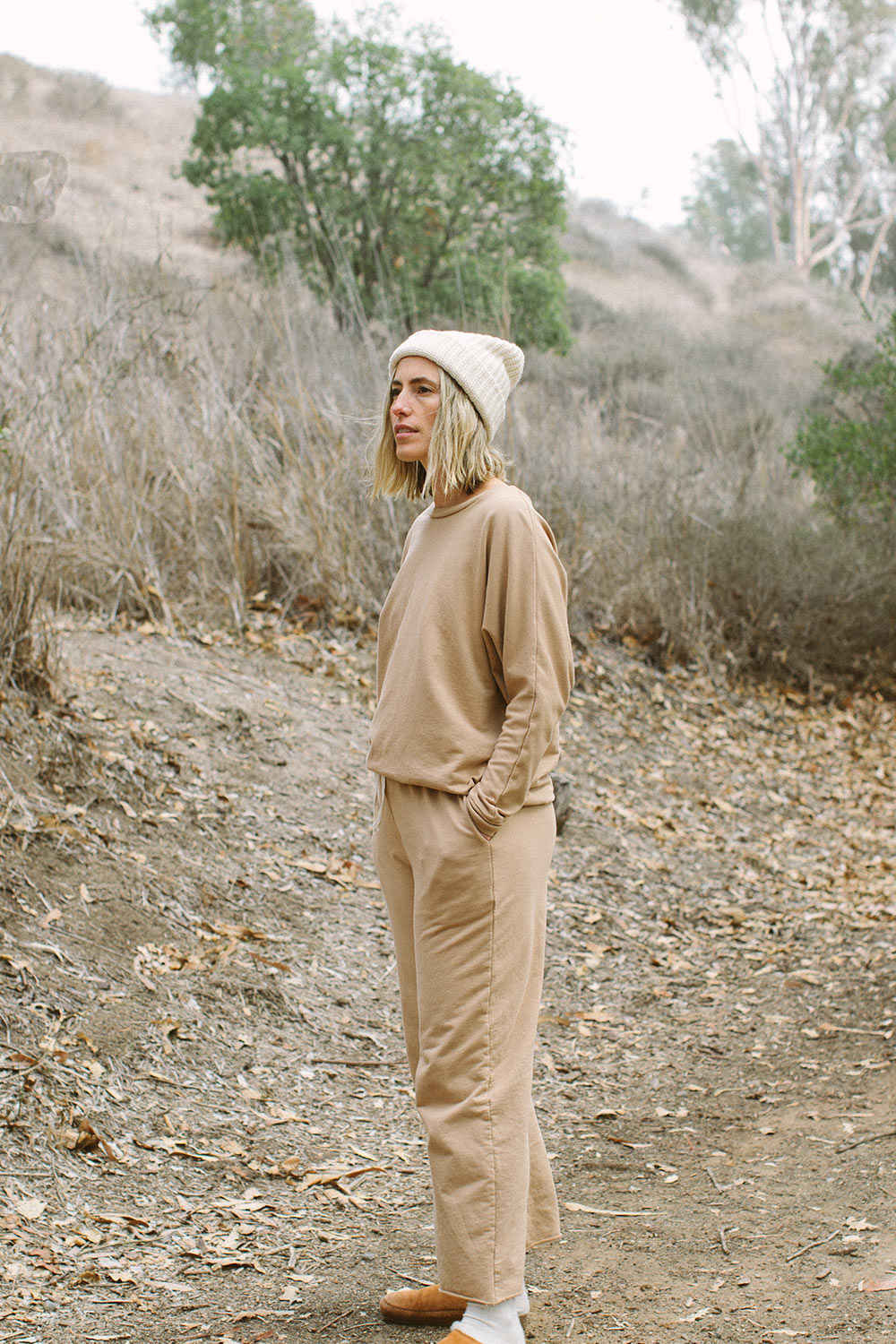 French Terry Dolman Crewneck