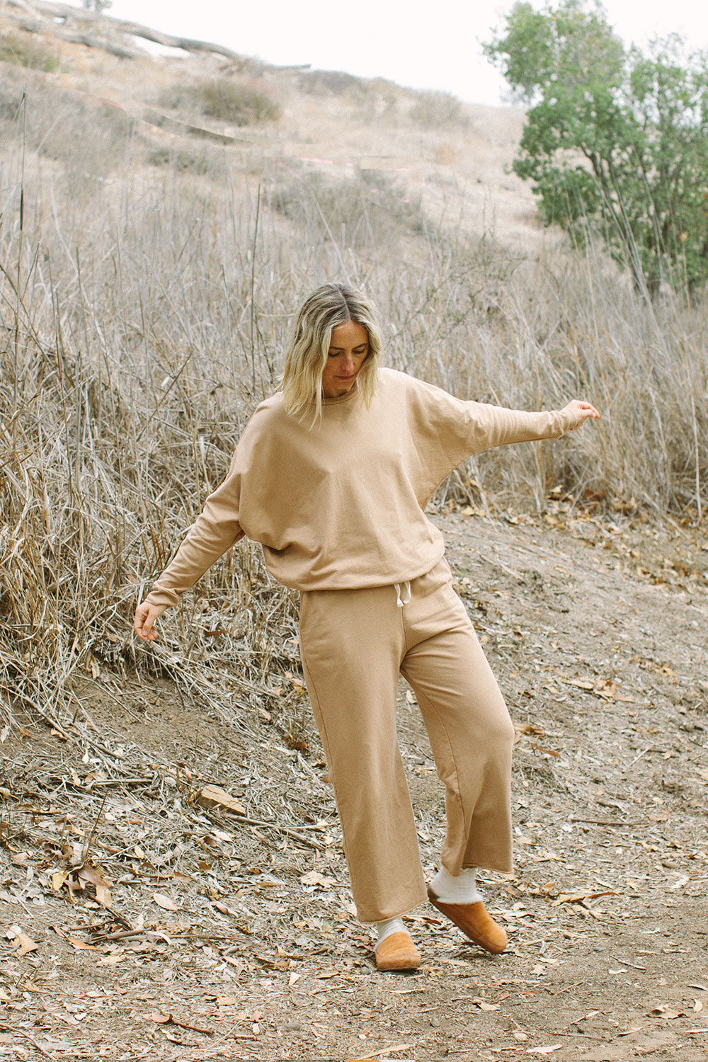 French Terry Dolman Crewneck