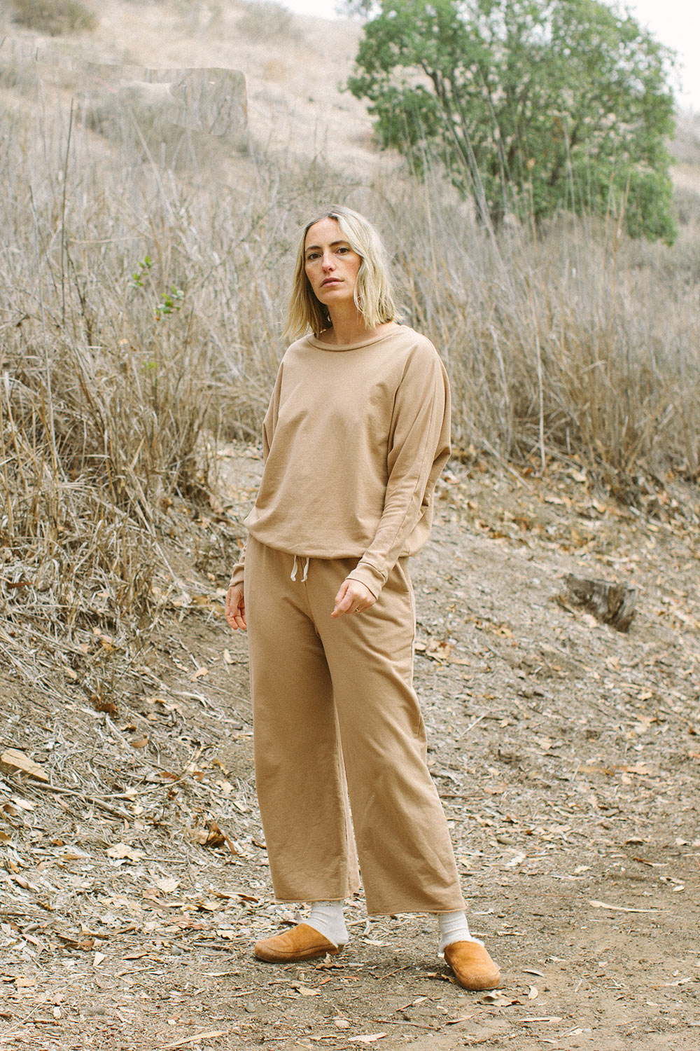 French Terry Dolman Crewneck