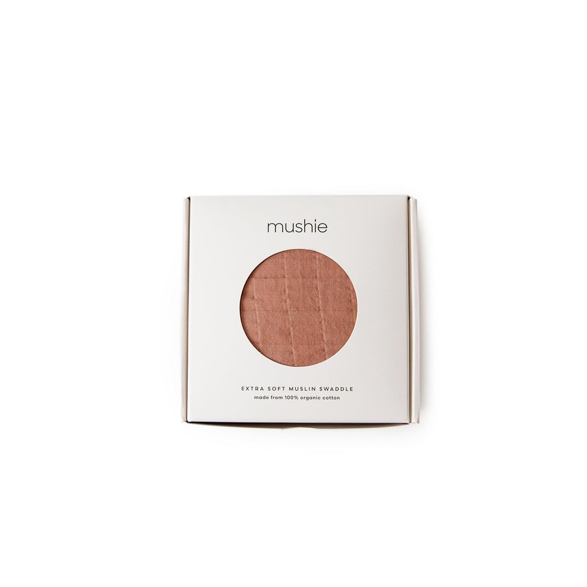 Muslin Swaddle Blanket Organic Cotton - Pale Taupe
