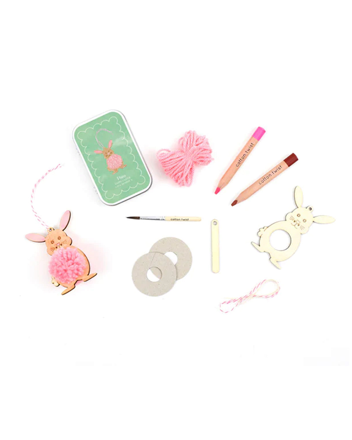 Make Your Own Pom Pom Bunny Kit