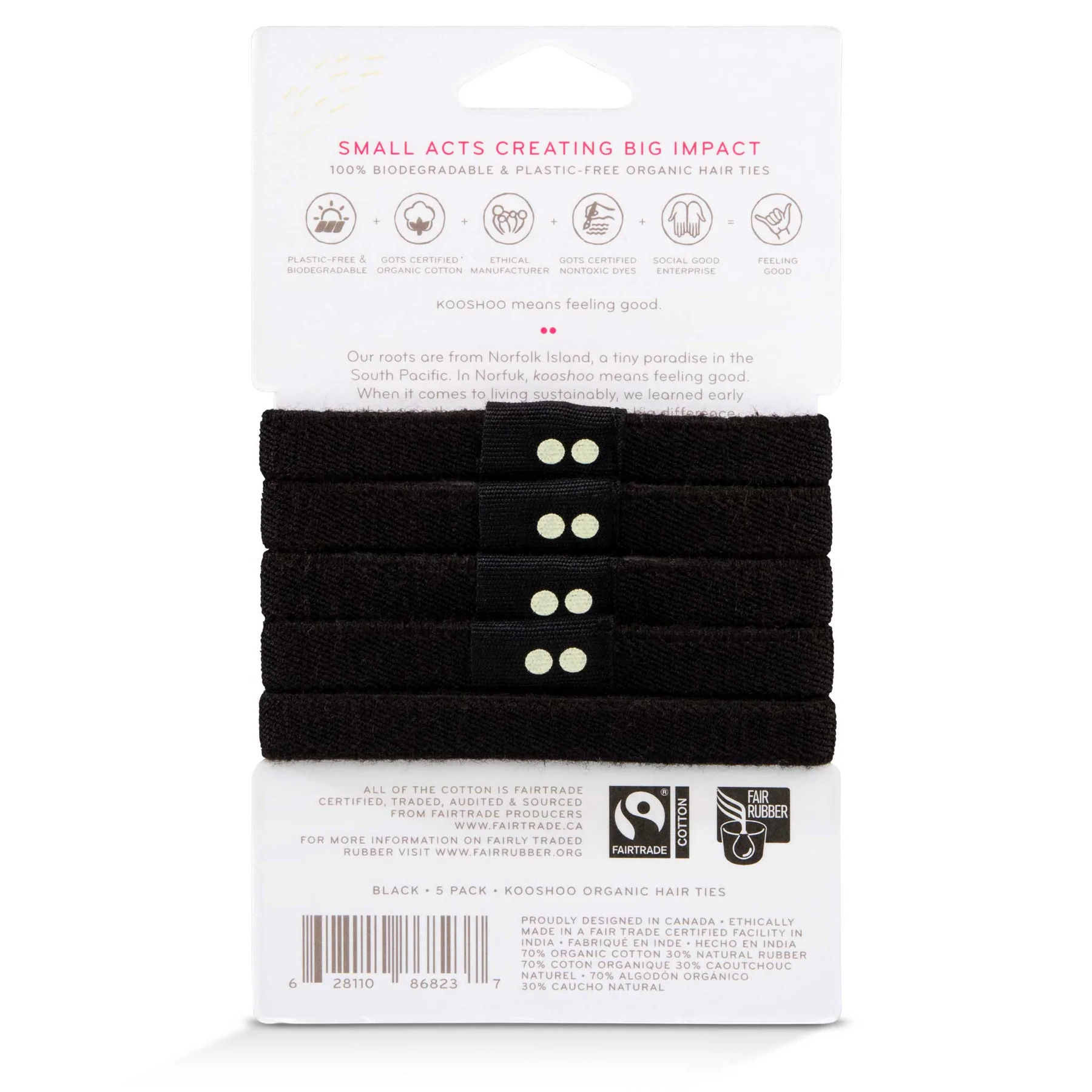 Plastic-Free Hair Elastics