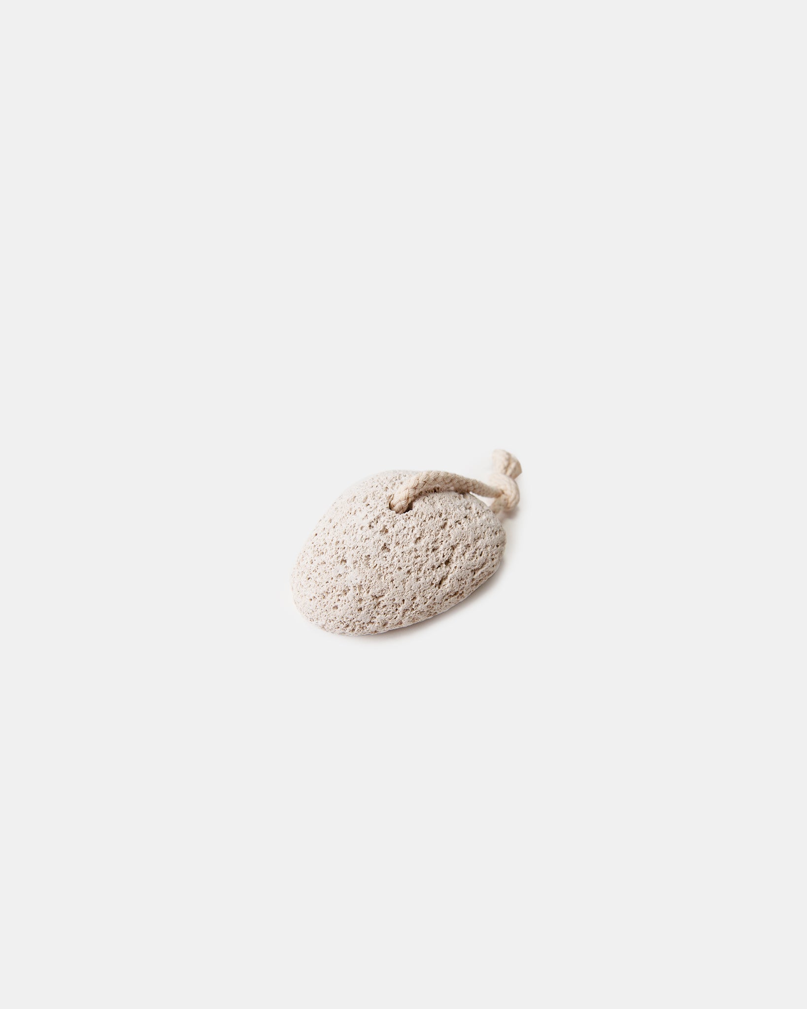 Pumice stone with cotton strap