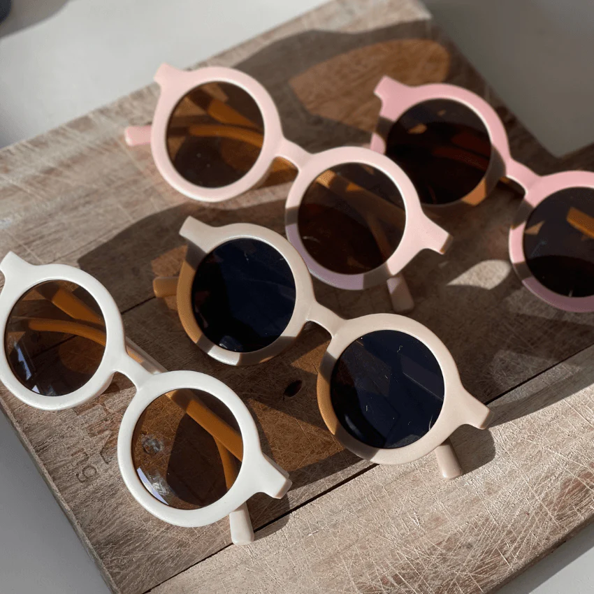 Recycled Plastic Sunglasses - Cream