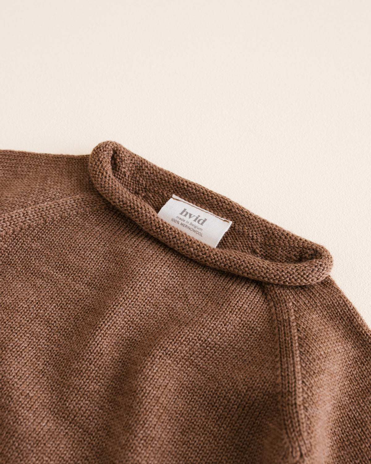 Sweater Georgette - Mocha <br>hvid